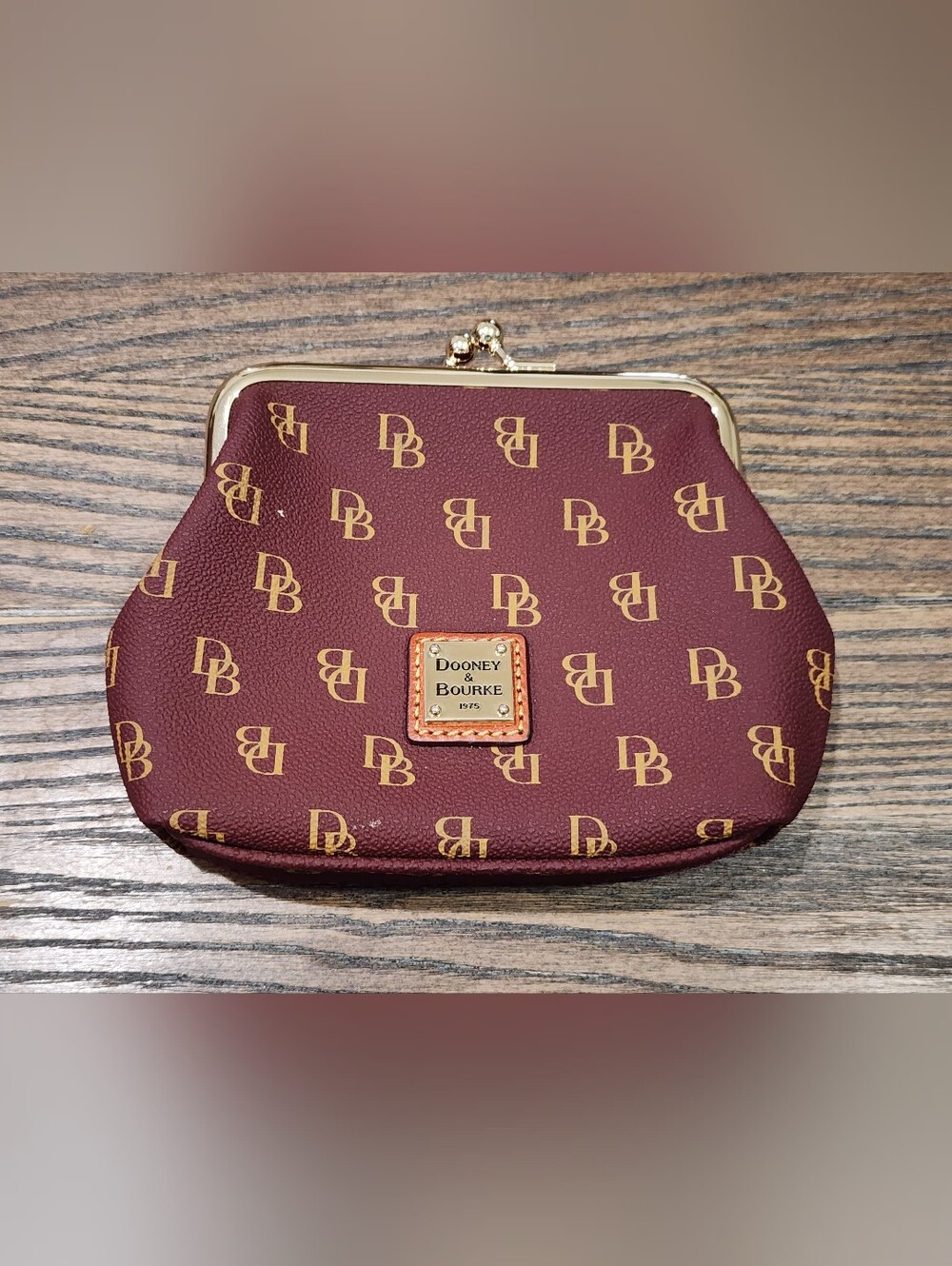 Dooney & Bourke Gretta Large Framed Coin Purse Wallet